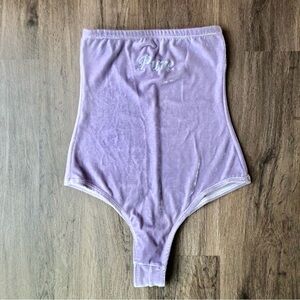Ozcult “Pure” Bodysuit Lilac Velour Size XS 
Goddess Divine Bodycon Feminine